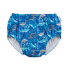 green sprouts Baby Boys Pull-up Reusable Absorbent and Toddler Swim Diaper, Royal Blue Sharks, 3T US