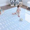 Little Landings Baby Play Mats For Floor - Shoreline (6X6Ft) - Premium Eva Foam Play Mat For Babies & Toddlers - Perfect For Tum