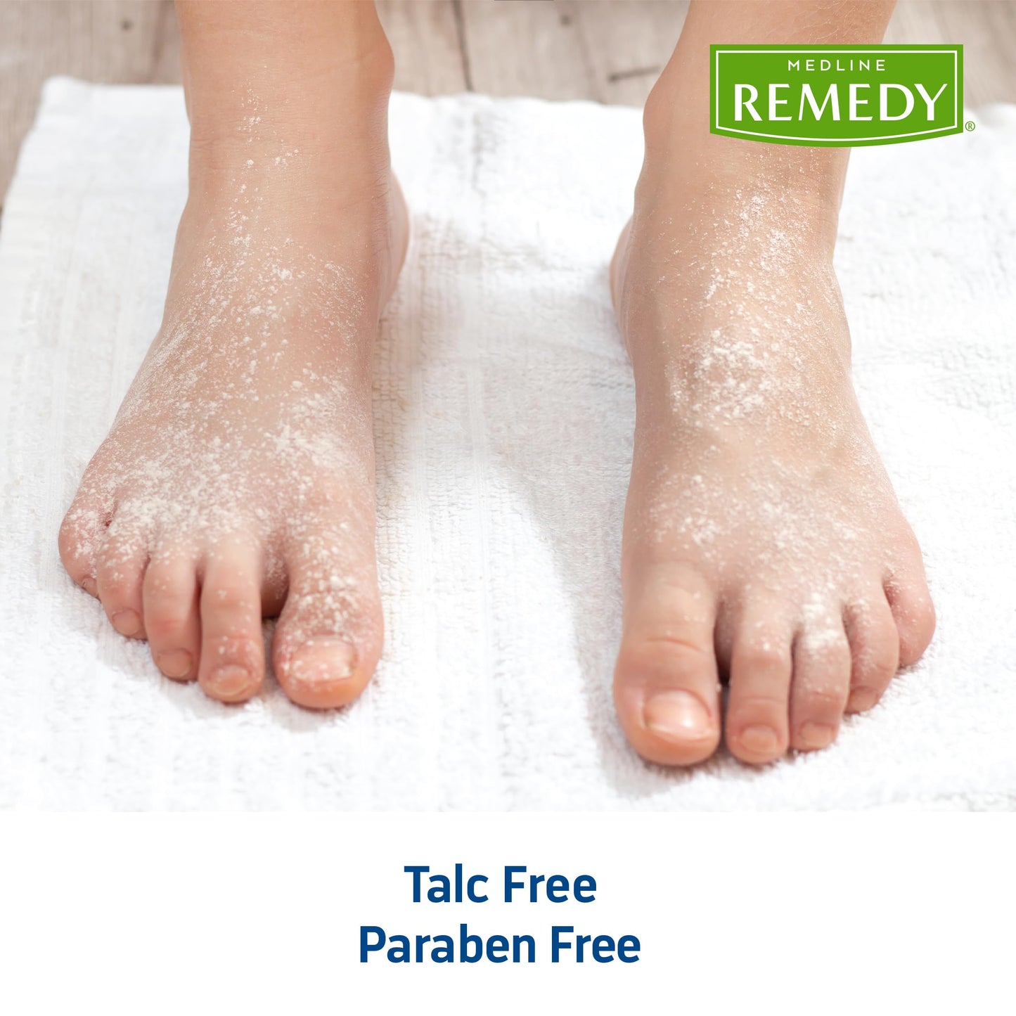 Medline Remedy Essentials Cornstarch Powder (4 Oz Bottle), 36 Count, Fresh Scent, Talc Free, Travel Size, Skin Care, Absorbs Swe