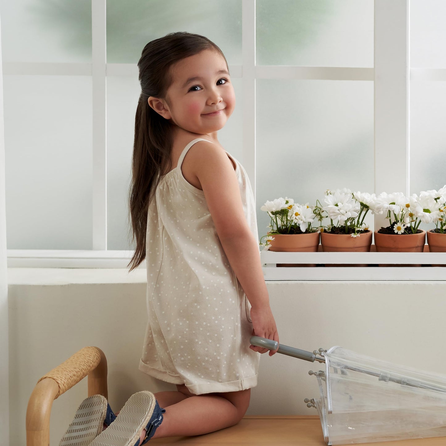 Gerber Baby Girls Toddler 2-Pack Sleeveless Romper Jumpsuit, Rose Pink Dots, 5T