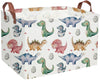 Sanjiaofen Rectangular Dinosaur Basket,Kids Baskets.Dinosaur Bins for Boys, Cute Bins with Handles.Space Bin,Toys Box,Books Bask