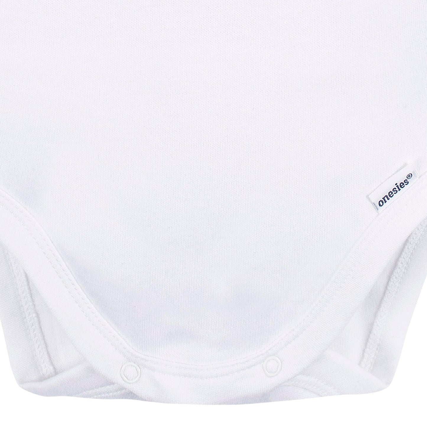 Gerber Unisex Baby Long Sleeve Solid Onesies Multi-Pack Interlock 180 Gsm, White