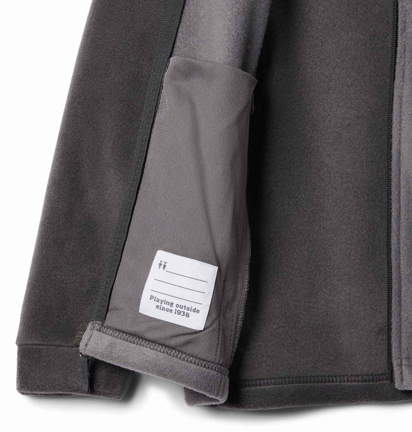 Columbia Kid'S Steens Mt Ii Fleece Jacket, Soft Fleece With Classic Fit Outerwear, City Grey/Shark, 6/12