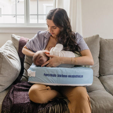 My Brest Friend Super Deluxe Professional Nursing Pillow Cover - Slipcovers For Baby - Vinyl, Adjustable Fit, Easy Care, Durable