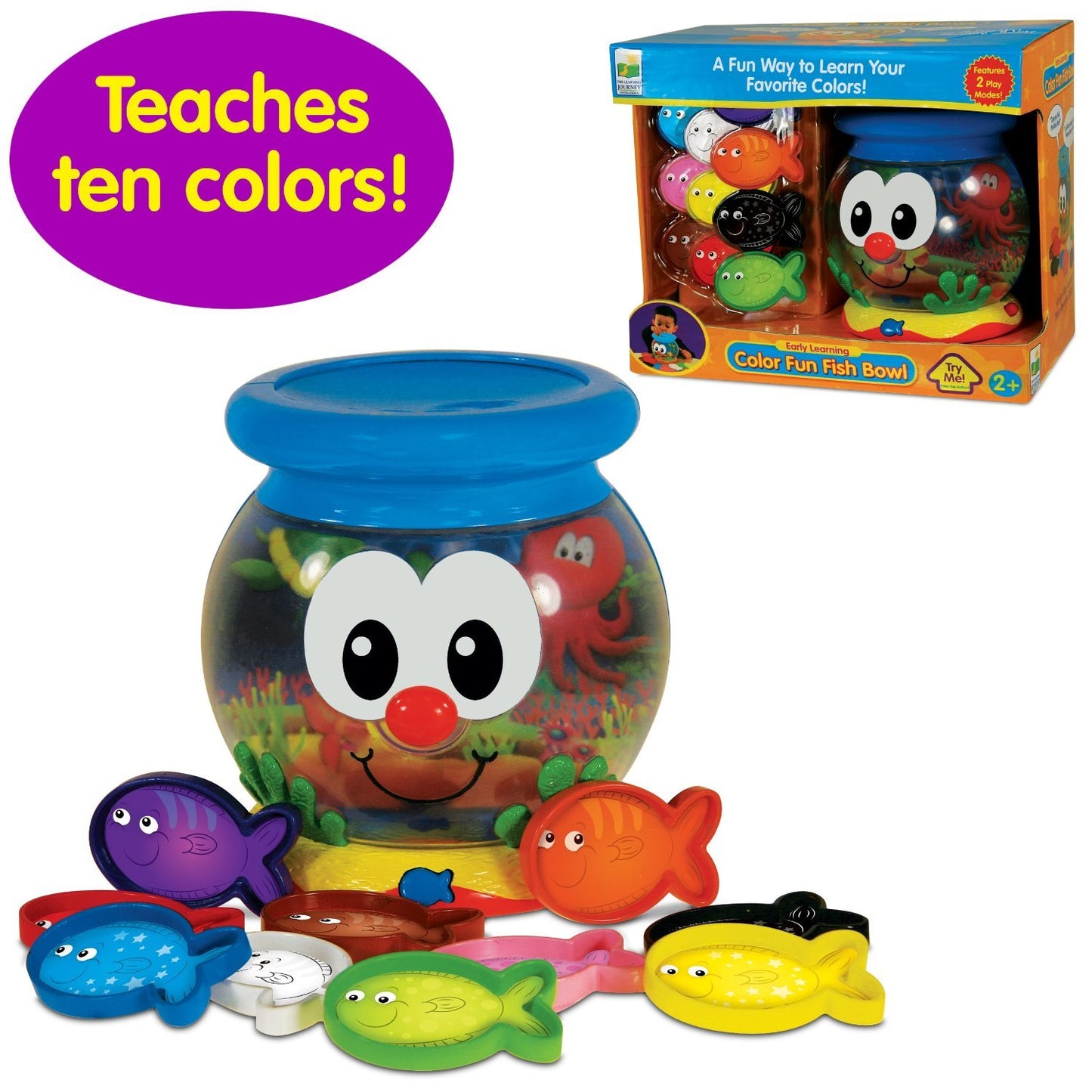 The Learning Journey: Learn With Me - Color Fun Fish Bowl - Color Teaching Toddler Toys & Gifts for Boys & Girls Ages 2 Years an