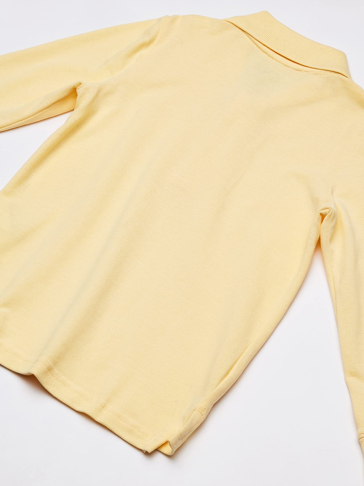The Children'S Place Boys Baby And Toddler Uniform Long Sleeve Pique Polo Shirt, New Yellow, 2T Us