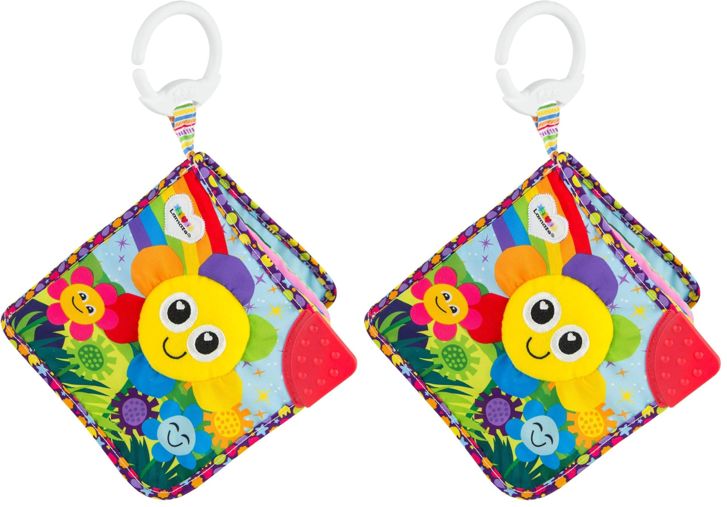 Lamaze Fun with Colors Soft Baby Book - High Contrast Baby Book with Crinkly Cloth Pages - Sensory Books for Babies Ages 6 Month