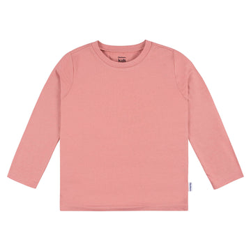 Gerber Baby Toddler 5-Pack Solid Long Sleeve T-Shirts Jersey 160 Gsm, Pink, 4T