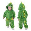 Tonwhar Infant And Toddler Halloween Cosplay Costume Kids' Animal Outfit Snowsuit(3-4T,Light Green Dinosaur)