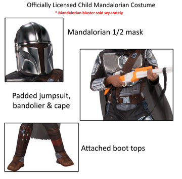Rubies Star Wars The Mandalorian Beskar Armor Children'S Costume, Small