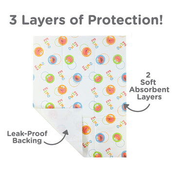 Neat Solutions Sesame Street Potty Topper Disposable Toilet Seat Cover With Adhesive Strips For On-The-Go Protection, 10 Count