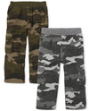 The Children'S Place Baby Boys And Toddler Boys Pull On Cargo Pants, Night Camo/Olive Camo, 12-18 Months