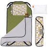 Urban Infant Tot Cot Kids Nap Mat - Toddler Preschool Daycare Bedding Cover With Blanket And Pillow - Submarines