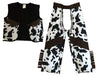 Storybook Wishes Classic Cowboy Chaps & Vest (4-6, Dark Brown/Black)
