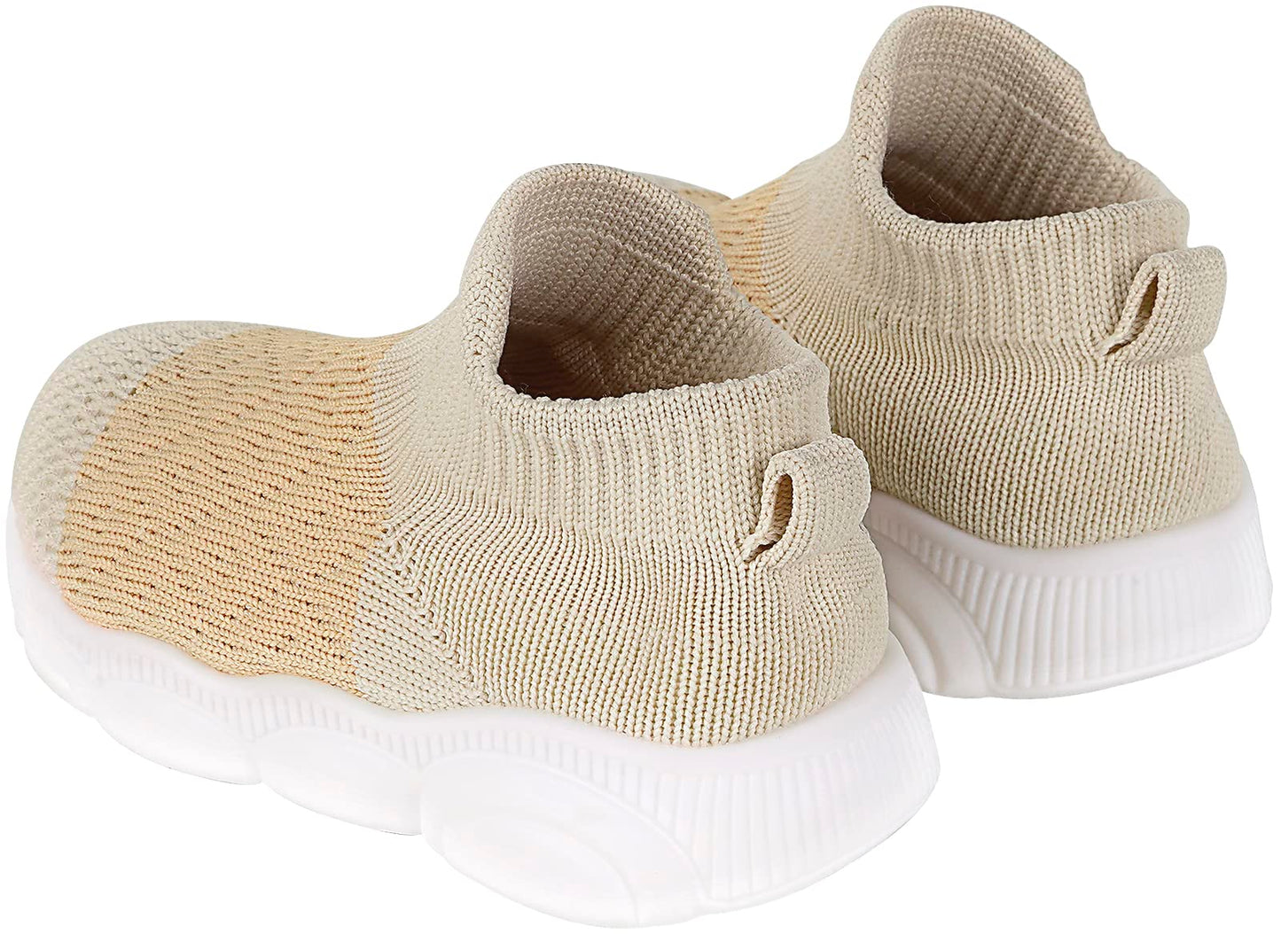 Baby Socks Boys Girls Breathable Walking Shoes Toddler Slippers Infant Shoes Toddle Sneaker With Soft Rubber Sole,Khaki-1