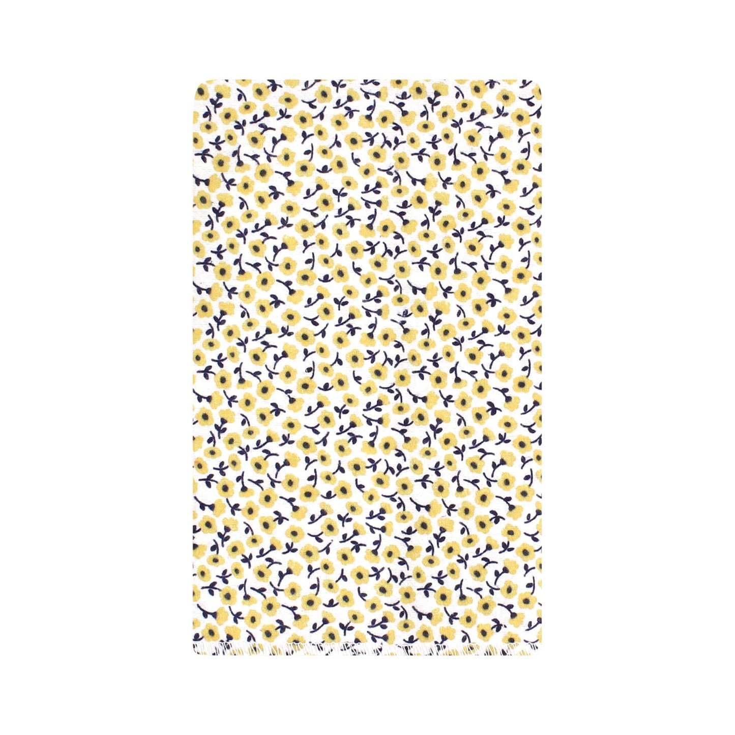 Hudson Baby Unisex Baby Cotton Flannel Burp Cloths, Blush Navy Floral 10-Pack, One Size