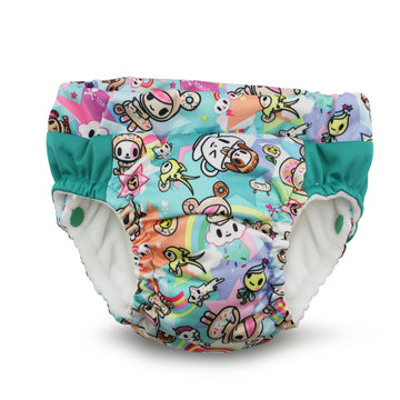 Kanga Care Lil Learnerz Reusable Swim And Toilet Training Pants (Small - Tokisweet & Peacock)
