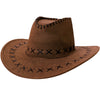 Brown Faux Suede Cowboy Hat - 1 Pc. - Perfect For Parties, Costume Events & Casual Wear