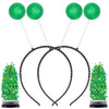 Funcredible Green Alien Headbands And Glitter - Martian Alien Antenna Headbands - Sparkly Alien Costume Accessories - Alien Hall