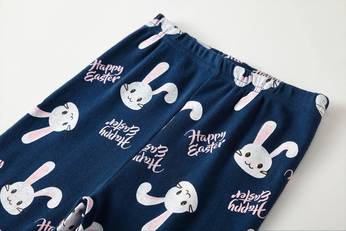 Family Feeling Easter Bunny Baby Girls Pajamas Long Sleeve Cotton Toddler Kid Rabbit Pjs 12-18 Monthes
