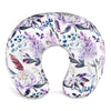 Purple Floral Wisteria Nursing Pillow Cover, Nursing Pillowcase Set For Baby Boy Or Baby Girl, Nursing Pillow Slipcover Cushion