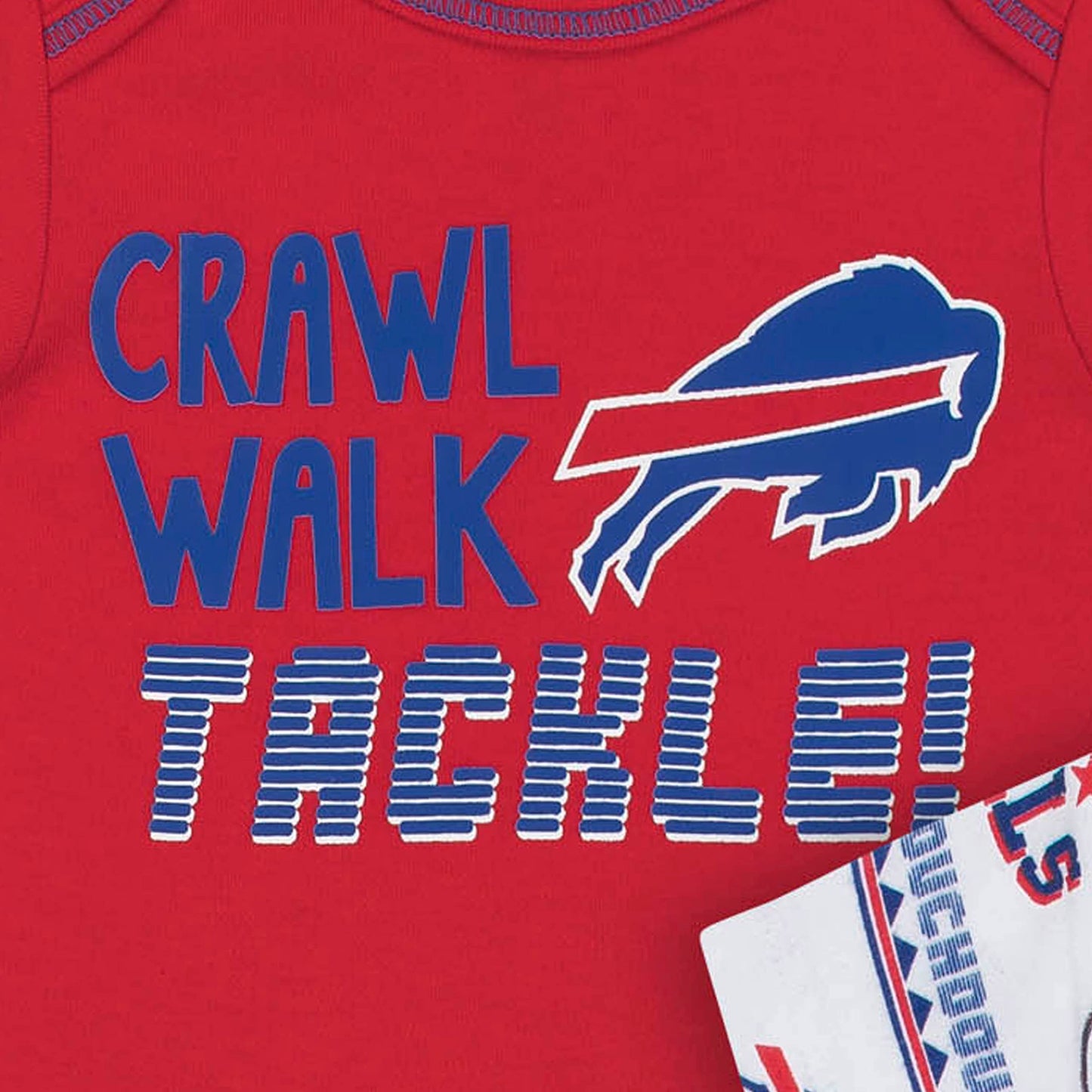 Gerber Unisex Baby Baby Boys Nfl 3 Pack Short Sleeve Onesie Bodysuit, Team Color, 3-6 Months