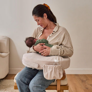 My Brest Friend Nursing Pillow - Deluxe - Enhanced Comfort W/Slipcover - Ergonomic Breastfeeding Pillow For Ultimate Support For
