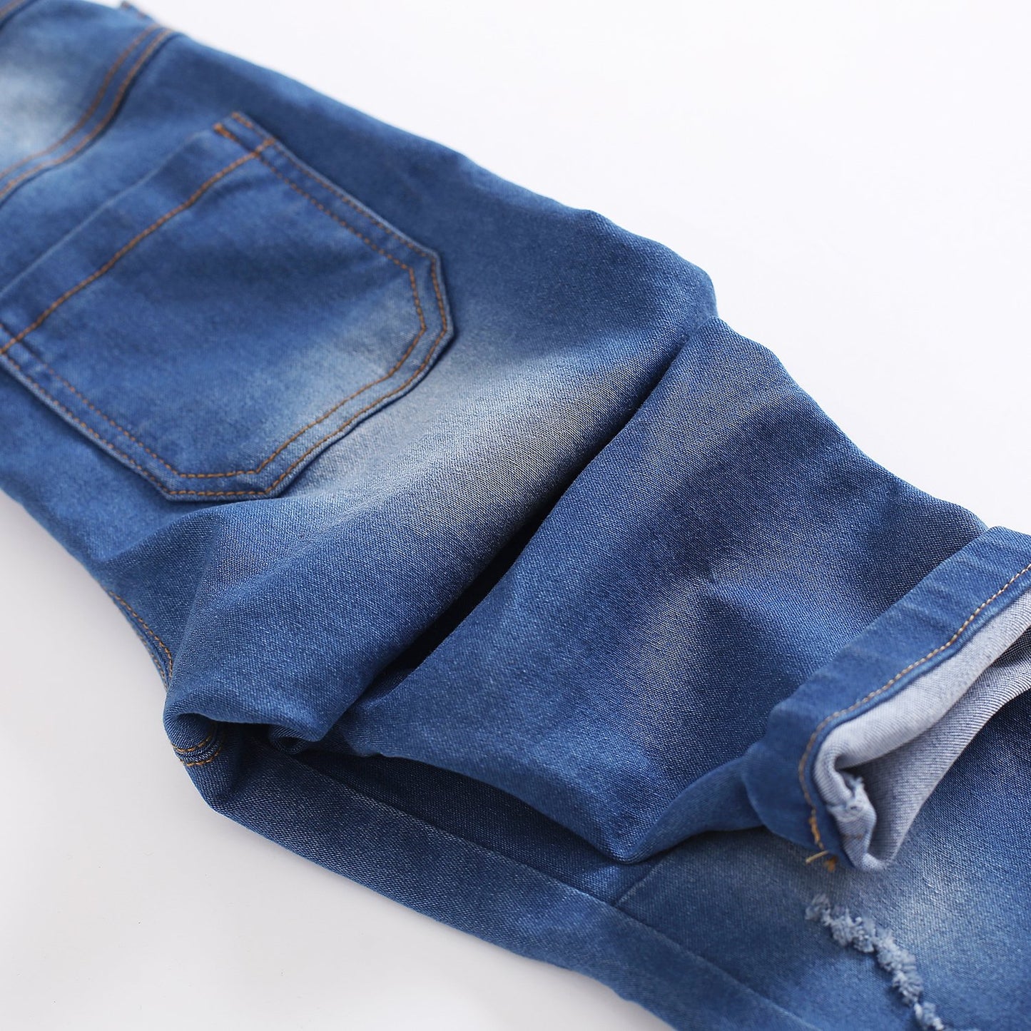 Kidscool Space Baby & Little Boys/Girls Denim Overalls,Jean Workwear,Light Blue,12-18 Months