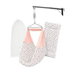 Beetot Baby Set | Pure Cotton Cloth, Removal Pad, Mosquito Net, Spring, Triangle And Window Hanger | Fs- (Peach, Emily Design)