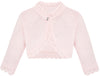 Lilax Baby Girls Knit Long Sleeve Button Closure Bolero Cardigan Shrug 12-18 Months Pink