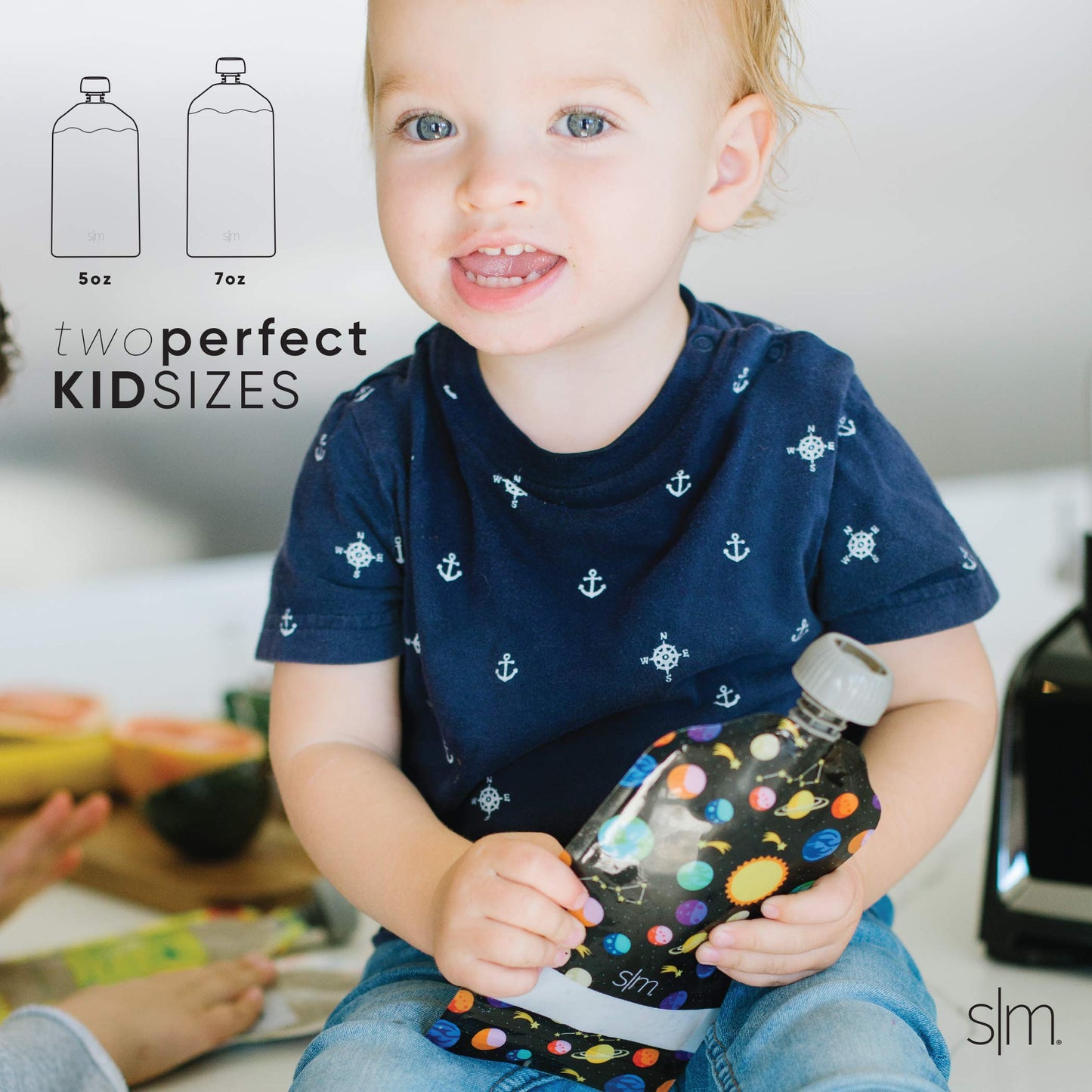 Simple Modern Reusable Baby Food Pouches For Toddlers Bpa Free Plastic, Food Safe, Freezer Safe Refillable For Applesauce Yogu