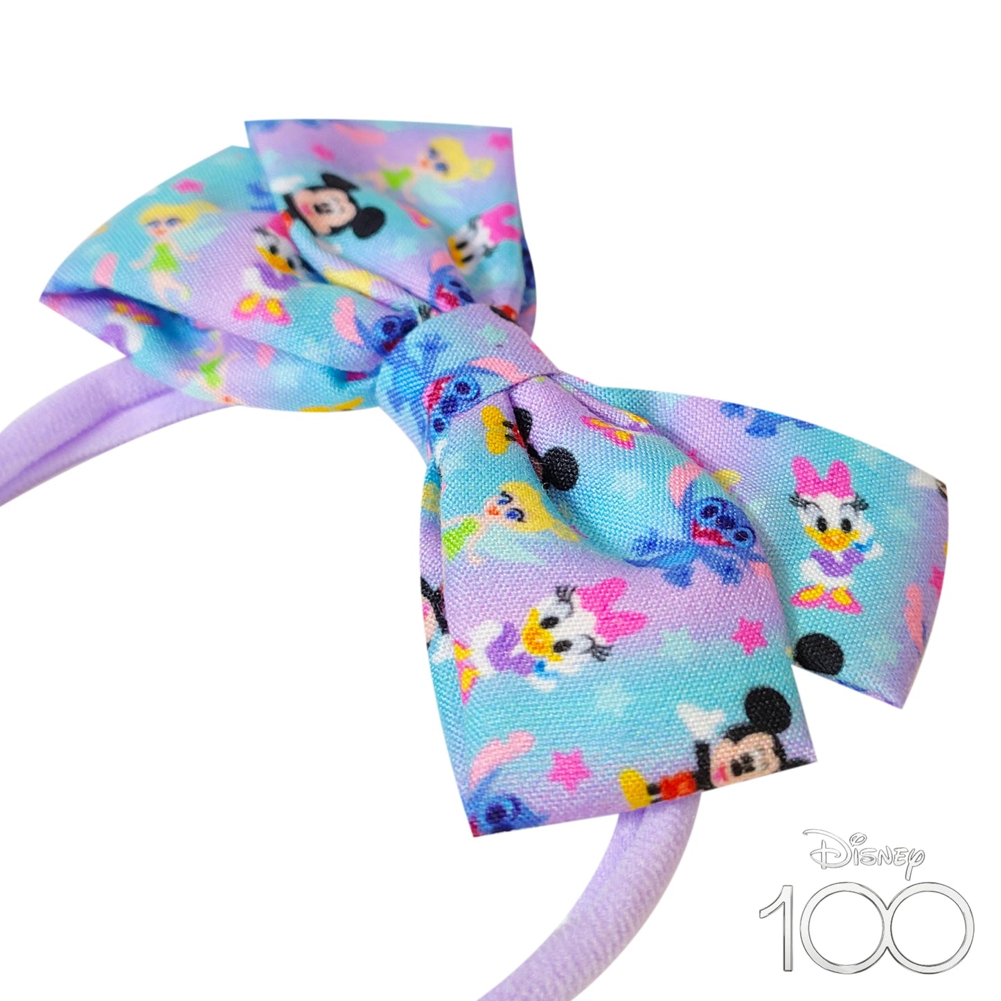 Luv Her Adorable Baby Headband Bows - Soft Elastic Hair Accessories For Girls, Printed Colorful Headbands