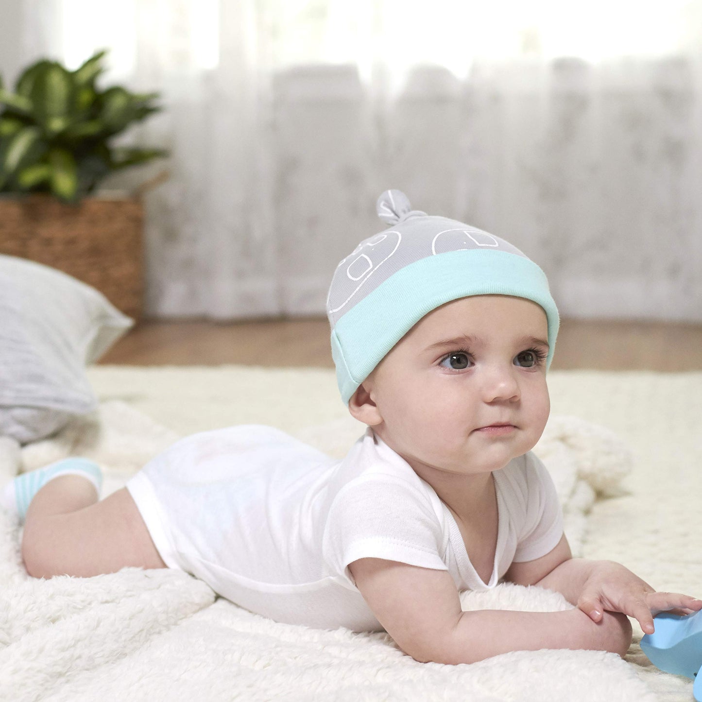 Gerber Unisex Baby 5-Pack Short Sleeve Variety Onesies Bodysuits Elephant Dream 6-9 Months