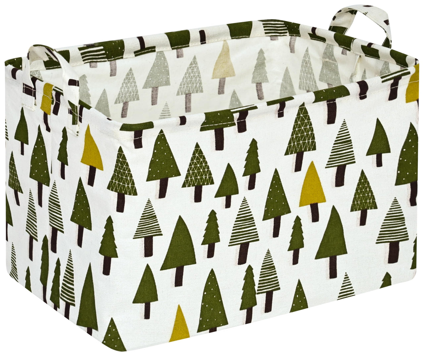 ACMUUNI Rectangle Christmas Storage Basket Clothes Shelf Basket Laundry Hamper with Handles,Storage Box and Bins Gift Basket