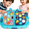 2-Player Whack Game Mole - Toys for Age 3-12 Kids,2 Hammers,3 Modes with Sound & Light,Safe Educational Pounding Toy,Birthday fo