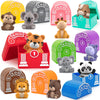 Learning Toys for Toddlers 1 2 3 Year Old Toddlers, 20Pcs Safari Animal Toys, Finger Puppets, Montessori Counting, Matching & So