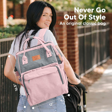 Keababies Baby Diaper Bag Backpack - Baby Bag For Boys, Girls, Waterproof Multi Function Baby Backpack, Large Diaper Bags For Ba