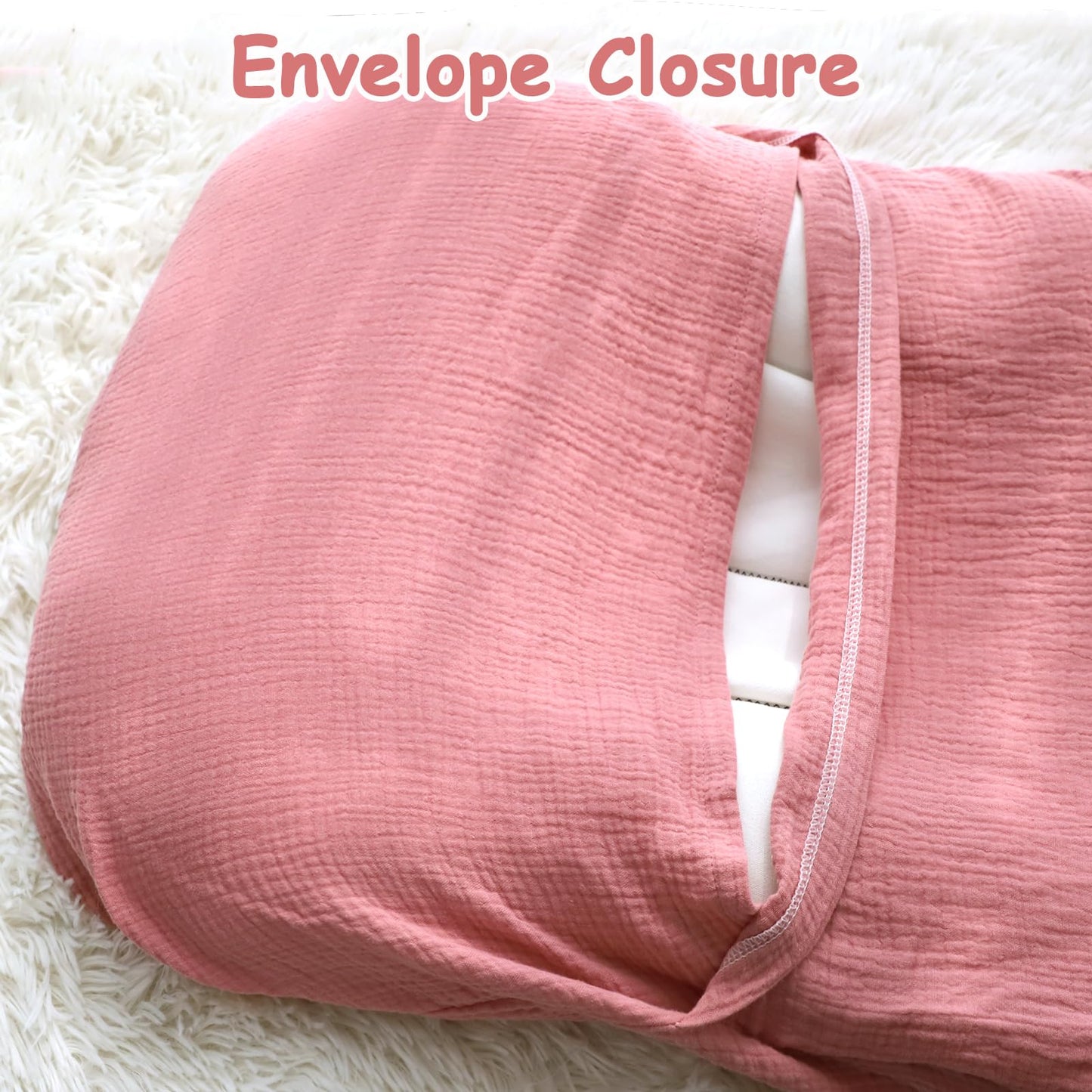 Hooyax Muslin Baby Lounger Cover 2 Pack, 100% Cotton Durable Newborn Lounger Cover, Soft And Breathable Infant Lounger Cover For