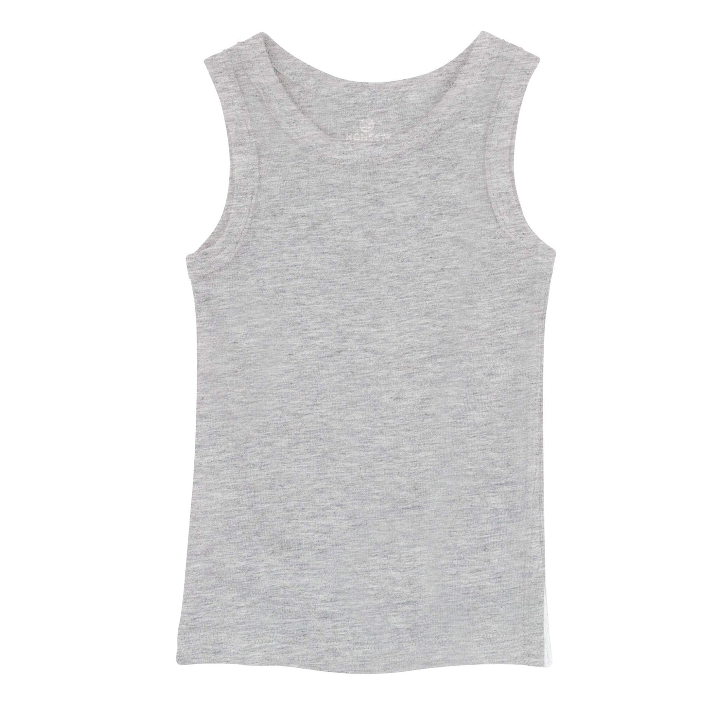 Honestbaby Sleeveless Muscle T-Shirts 100% Organic Cotton For Infant Baby And Toddler Boys, Girls, 5-Pack Gray Ombre, 18 Months