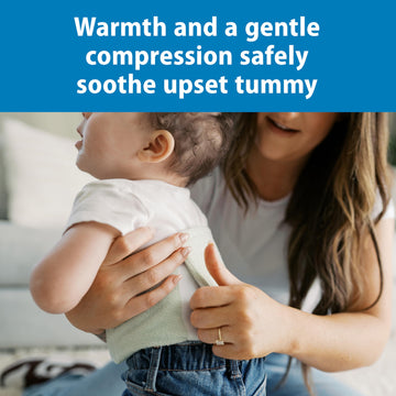 Dr. Brown'S Infant Gripebelt Heated Belly Band, Soothe Baby'S Tummy With Gentle Warmth And Compression, Lamb, 0M+