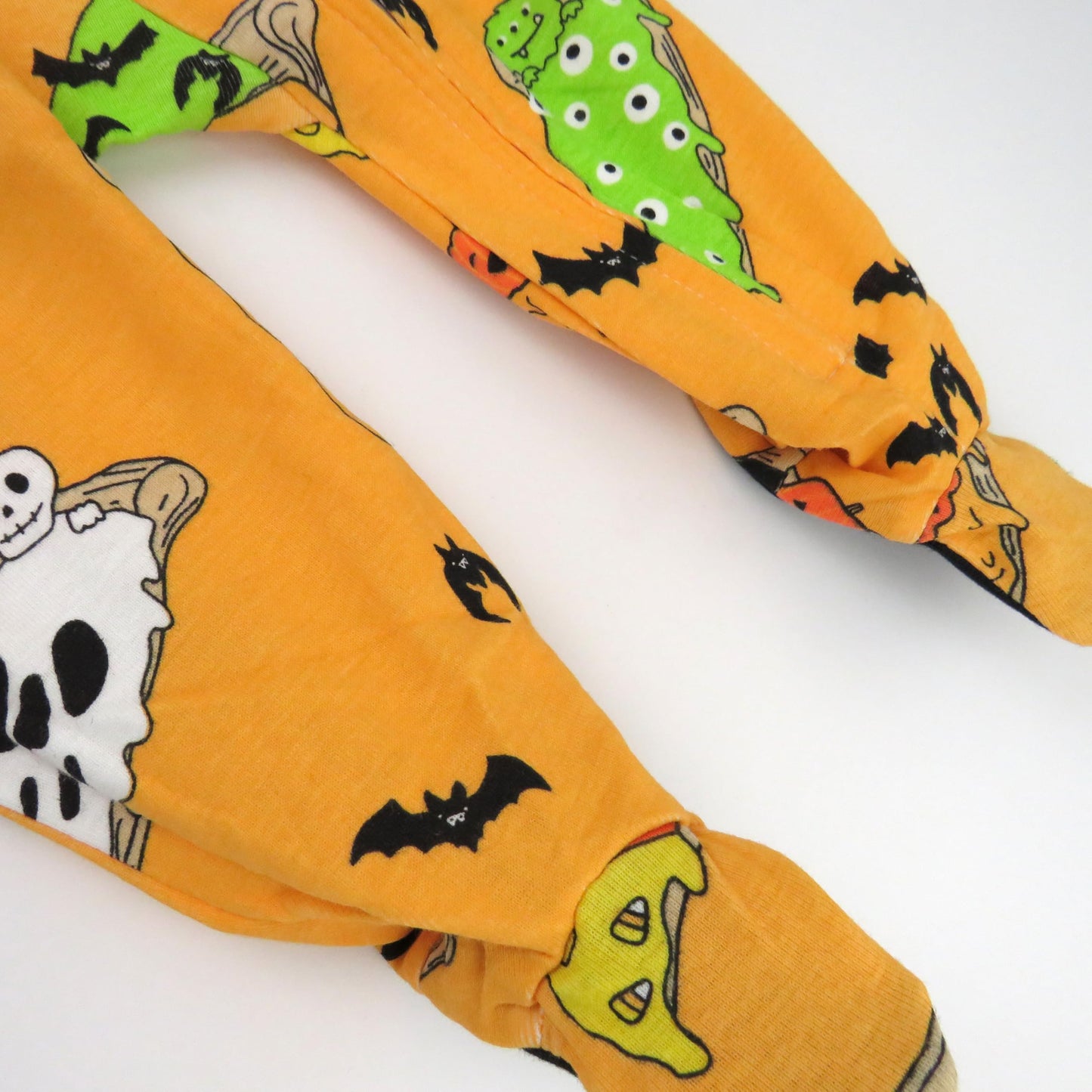 Honestbaby Baby Celebration Sleep & Play Footed One-Piece Pajama Sleeper 100% Organic Cotton, Ooey Gooey Pizza, Newborn