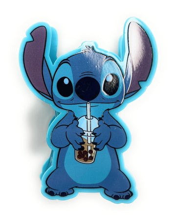 Her Premium Butterfly Disney Stitch Character Large Hair Clip - One Cute Hair Clip For Girls - Hair Accessories For Toddlers Lit