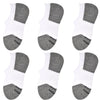 Jormatt 6 Pairs Toddler Little Girls Boys No Show Socks Thin Cotton Soft Anti Slip Low Cut Socks Breathable With Grips, S