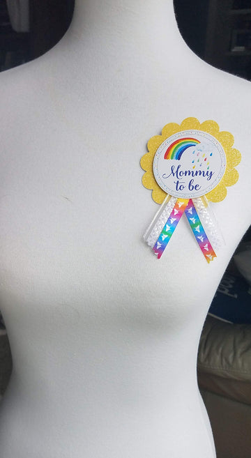 Grandma To Be Pin Rainbow Baby Shower Pin For Her To Wear, It'S A Girl, It'S A Boy Baby Sprinkle