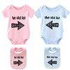 Ysculbutol Baby Twins Bodysuits He/She Did It Twin Outfit Girl Romper With Hat Set(Pink Did 6M)