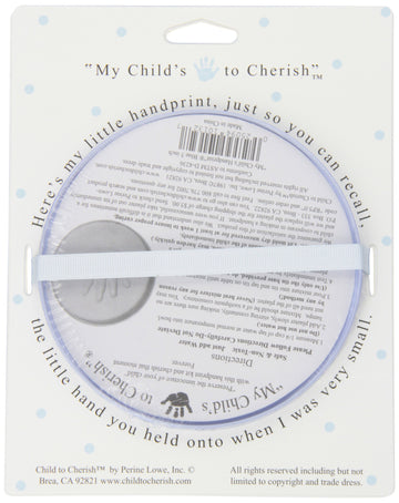 Child To Cherish Baby Handprint Kit Keepsake, Blue