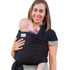 Sleepy Wrap Baby Carrier - Newborn To Toddler - Hands-Free - Stretchy Ergonomic Wraps - Lightweight Sling - Body 7-35 Lbs (Black