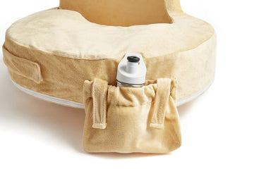 My Brest Friend Super Deluxe Nursing Pillow Slipcover Sleeve | Great For Breastfeeding Moms | Pillow Not Included, Gold