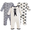 Yoga Sprout Cotton Union Suit, 3 Pack, Bear Hugs, 18-24 Months