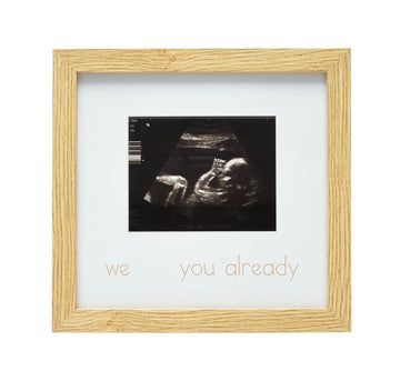 Reece Studio Thumbprint Sonogram Picture Frame, Gender Neutral Baby Keepsake Frame, Family Keepsake, With Included Ink Pad For M